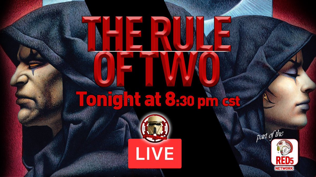 RoGazga's tweet photo. @camray is ready to discuss #TheRuleOfTwo already. 🤓 Join him at @ScarifPodcast for tonight’s #ScarifLive #WeAreRed5 https://t.co/mM6vhhOsbJ