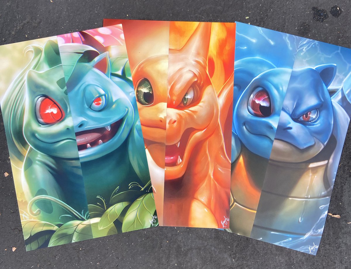 wizyakuza_art's tweet photo. The toughest choice of my childhood... #Pokemon #Wizyakuza https://t.co/9KVCtoaQWC