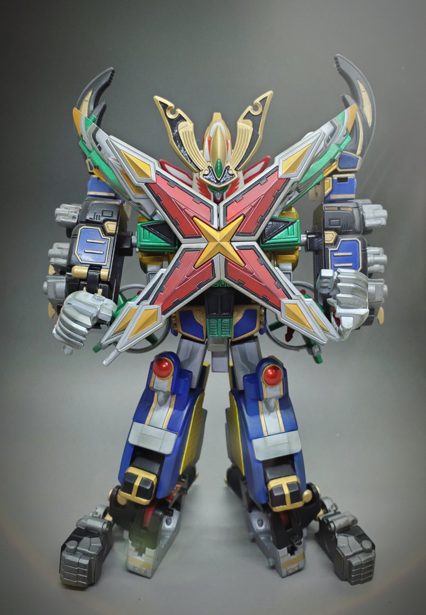 一部開封済み・当時物 戦隊ミニプラ「轟雷旋風神メッキ