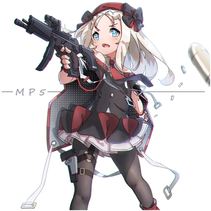 過去絵・MP5 MOD
#ドルフロ #お絵かき 