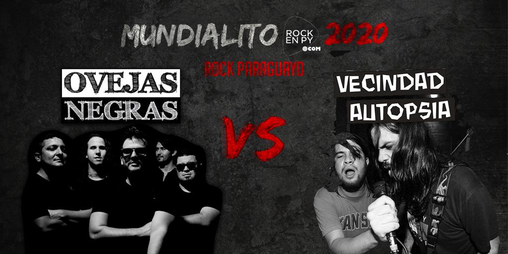 rockenpy's tweet photo. Ahora volvemos a los 8vos. Por un boleto a 4tos donde los espera @floumusic se enfrentan @ovejasnegraspy vs @vautopsia 
Aqui material de ambas bandas:
https://t.co/NUnKowAlJ0
https://t.co/c4CKxDKsNV
(Votación en el próx tuit)
#MundialitoRockEnPy https://t.co/PBEroY0SaP