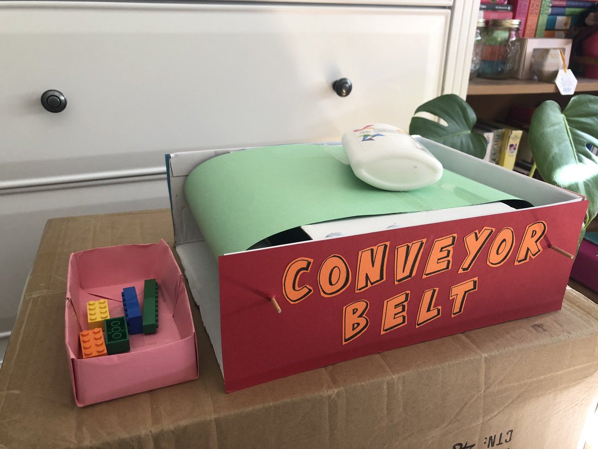 stephconnors4's tweet photo. @madilakeman @JessicaPiperata and I just completed and presented our conveyor belt science toy for our Science unit at Uni for a stage 2 classroom! This toy enables exploration of non contact forces, twisting motions and friction in our physical world. #acuedu_p https://t.co/YgPFnJ1qKI