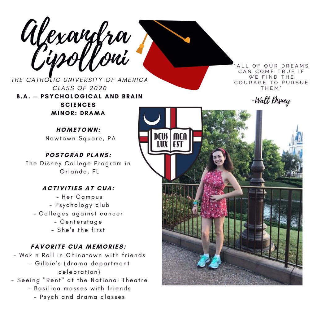 Congrats to our <a href="/HerCampus/">Her Campus</a> CUA seniors! #imstillgraduating 🍾🎉