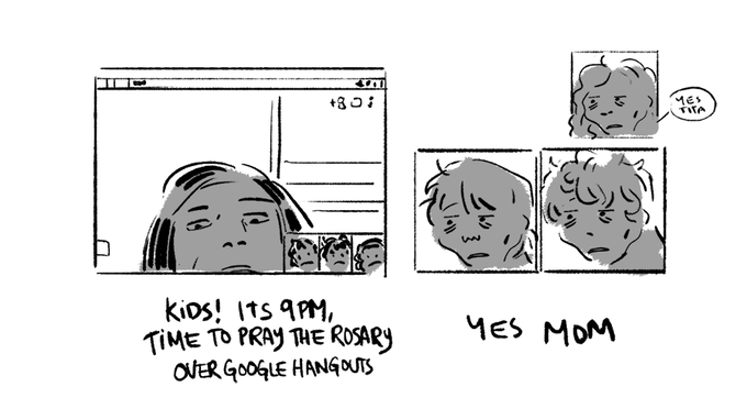 my family every day since quarantine started 