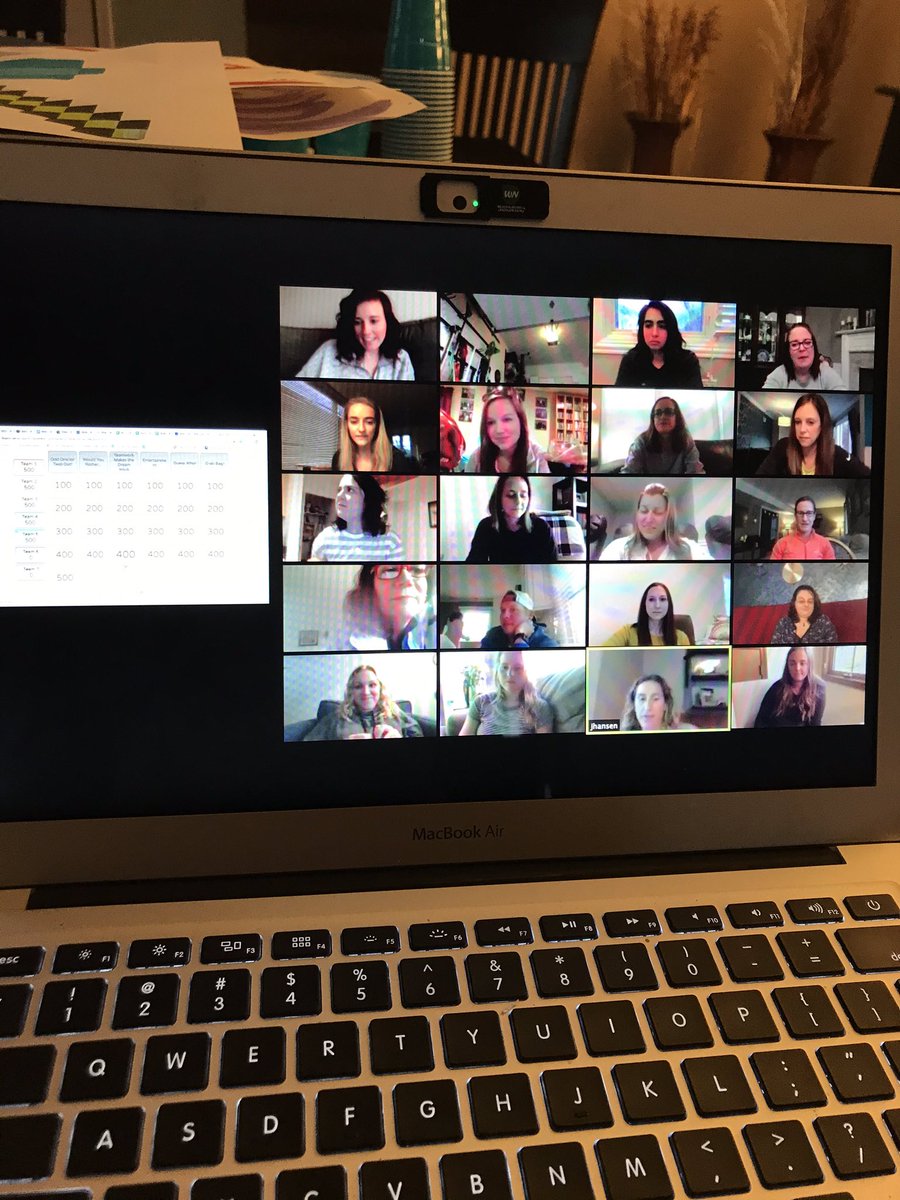 BEST.STAFF.EVER!!! So much fun doing a <a href="/flippitynet/">Flippity</a> quiz show with <a href="/IvyHillEagles/">Ivy Hill Eagles</a> <a href="/PrincipalKaese/">Principal Kaese</a> @IvyHillAP_MrsJ Lots of fun and lots of laughs!! 😂😜🤣Thanks for playing!💙💚🦅💙💚