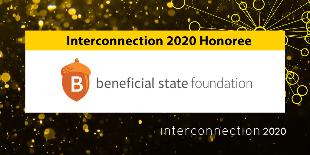 GRID's tweet photo. We’re so proud to honor @BeneficialStFdn for their groundbreaking @CVAProgram as well as their work advancing financial justice and systemic change in our communities and in the banking system. #Interconnection2020 https://t.co/tNLHeUaQLa