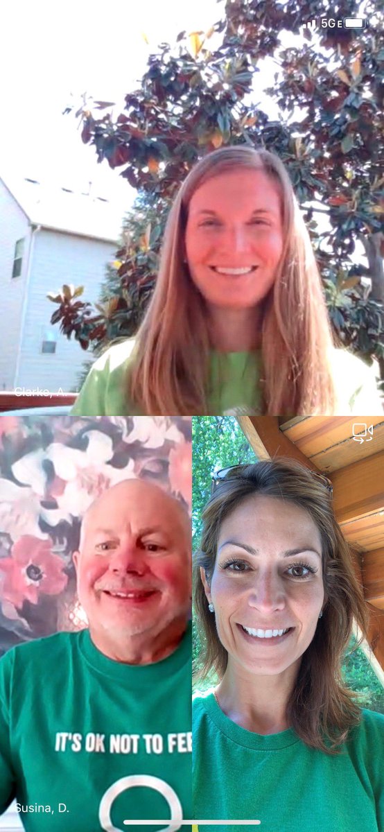 Counselors_HMS's tweet photo. HMS counselors wear green to celebrate National Children’s mental Health Day! #hmstelepride #fcsrising https://t.co/yopILjxPTy
