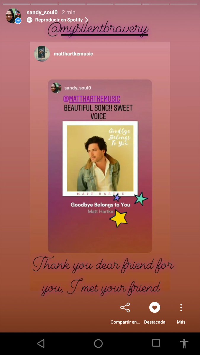 <a href="/MYSilentBravery/">MY SILENT BRAVERY</a>, <a href="/Matthartke/">Matt Hartke</a> 2 grandios musicians !!! I'm very happy to be able to enjoy your beautiful songs !!!👏👏👏👏👏👏❤️