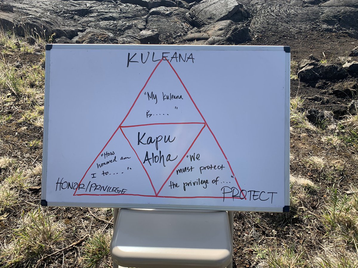 terisasiagatonu's tweet image. Lā 300 today: 300 days marking the current phase of the movement to protect Mauna Kea. #tbt to when I was there last August and taught a writing workshop for Pu’uhuluhulu University. I went because as a Sāmoan, it’s my kuleana.🔺

#KūKiaiMauna #ProtectMaunaKea #KapuAloha #APAHM