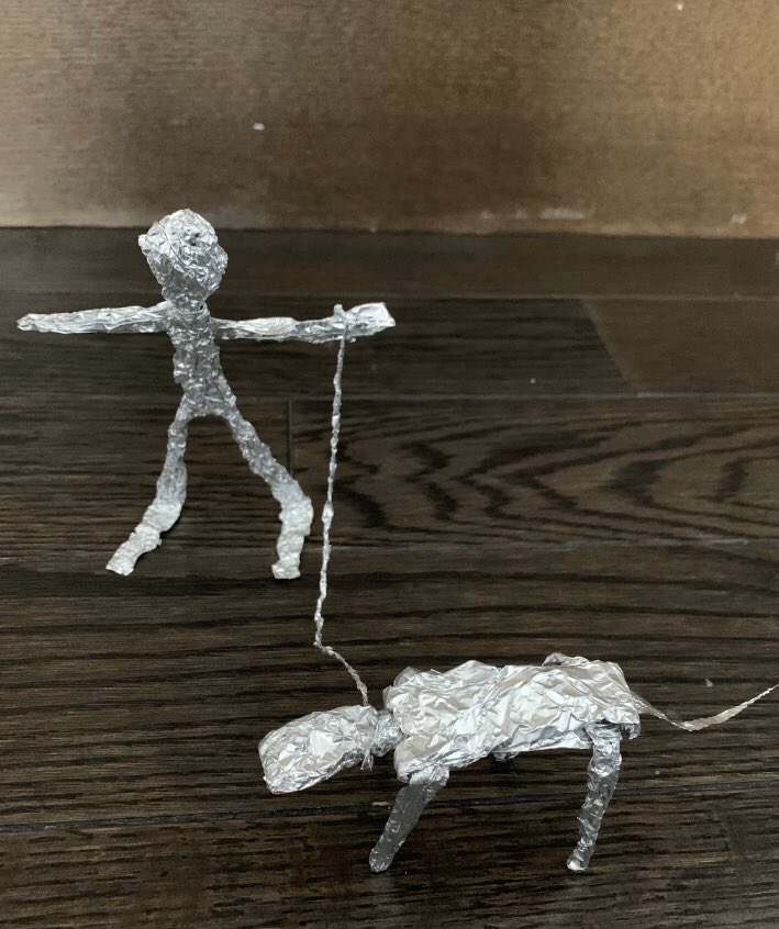 stanuwidjaja's tweet photo. Look at their creativity!! Room 14 students created tin foil sculptures to show various emotions 🤪😱🙂😛@TDSB_Ogden @tdsb https://t.co/MtrgZJ0lzK