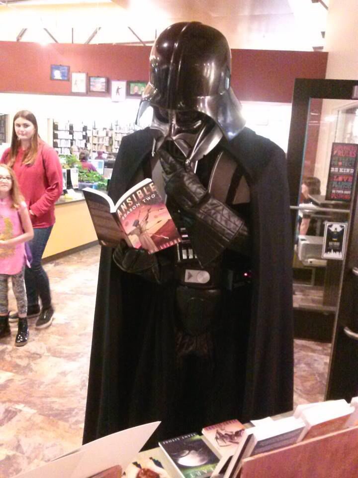 It got heated in the subway today.  Vader told Batman he ought to be wearing a Covid mask.  But always the non-confrontationist, Vader let it go and went to the bookstore.