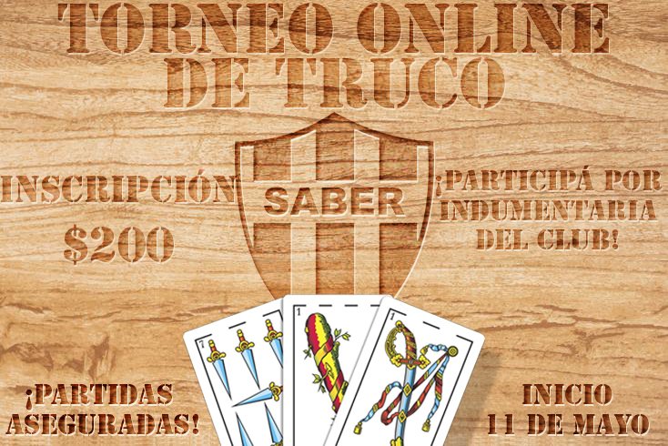 TORNEO ONLINE DE TRUCO
Este lunes 11 de Mayo vamos a dar inicio a nuestro torneo de truco online!!
Mandanos un mensaje privado y te decimos los pasos a seguir para la inscripción.
¡Podés participar desde tu celular de forma rápida y fácil!
¡PARTIDAS ASEGURADAS!
¡CUPOS LIMITADOS!