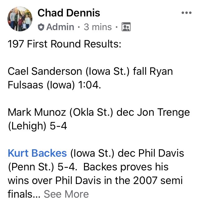 ericlbrooks's tweet photo. 197 first round results @LegendsNcaas
@caelsanderson @mark_munoz @Kurt_Backes @damion_hahn @JakeVarner211 @wynner96 #zachthompson @jakerosholt https://t.co/dvkcV9xLm4