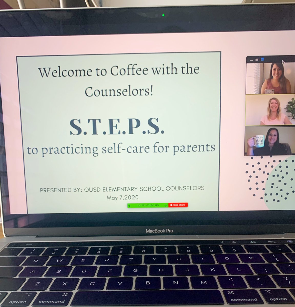 Thank you to our @OsideUSD staff and families who joined us for #CoffeewiththeCounselors! ☕️ We hope you were able to walk away with some ideas on how to recharge and take care of yourself like you all deserve! #destinationoside #osideinside