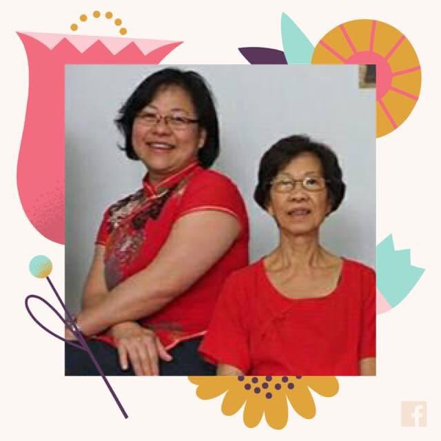 My mum Rose Chong and I. Best advice she gave me,”Don’t worry, be happy” <a href="/MamaEarthOrg/">Mama Earth Organics</a> #MamasAdvice🍎
