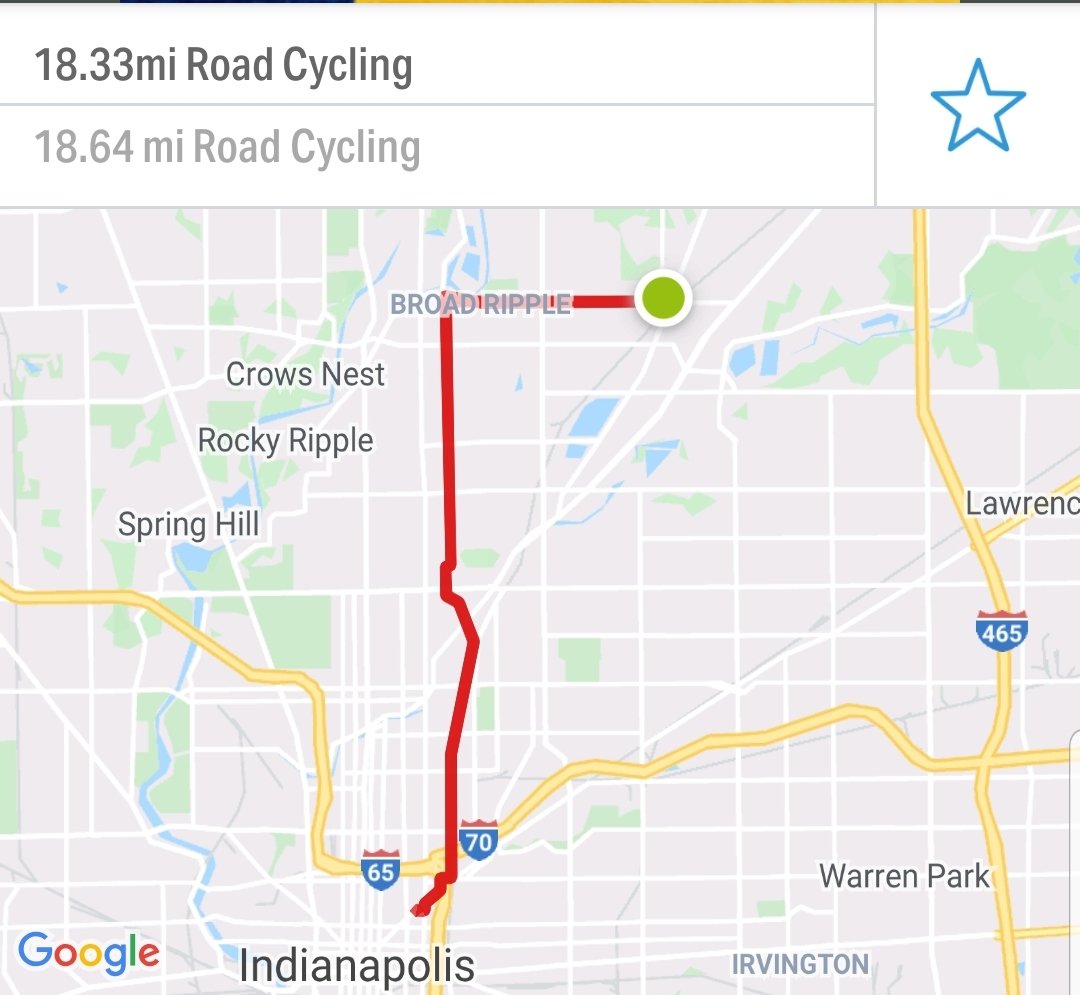 AsstPastorFBC's tweet photo. Another great ride today, I did a short one. #WhoWantsToRide #RoadToTwoThousand #MyCyclingJourney #HesStillAble #2020Release #GodIs https://t.co/B8aUvOf8n2