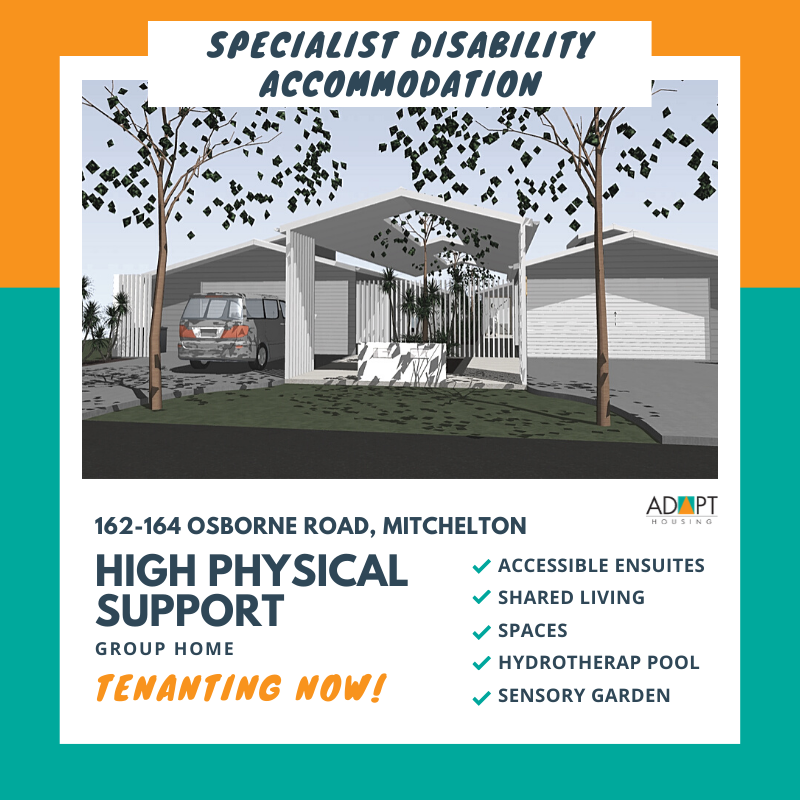 AdaptSda's tweet image. ADAPT are inviting applications for this High Physical Support 4 bedroom group home featuring private rooms with accessible en-suites, shared living areas, and great amenities like a hydrotherapy pool, Sensory garden and BBQ. Tenanting Now!

zcu.io/ZpU7