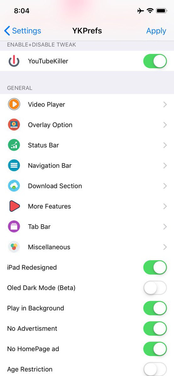 Ios Repo Updates Updated Youtubekiller 3 1 1 Tweaks Youtube App No Ad S Background Playback And Ipad Ui Style Repository Yourepo Jailbreak T Co Zorivs6cnr T Co 7wqmuhjpiq