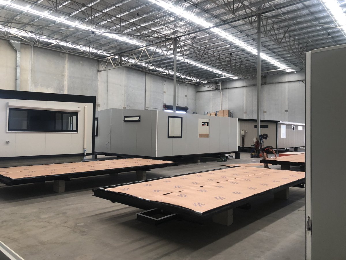 FTransportables's tweet photo. Busy time at Fox Transportables getting all these home built for our wheatbelt clients. https://t.co/0FStrf4aCW