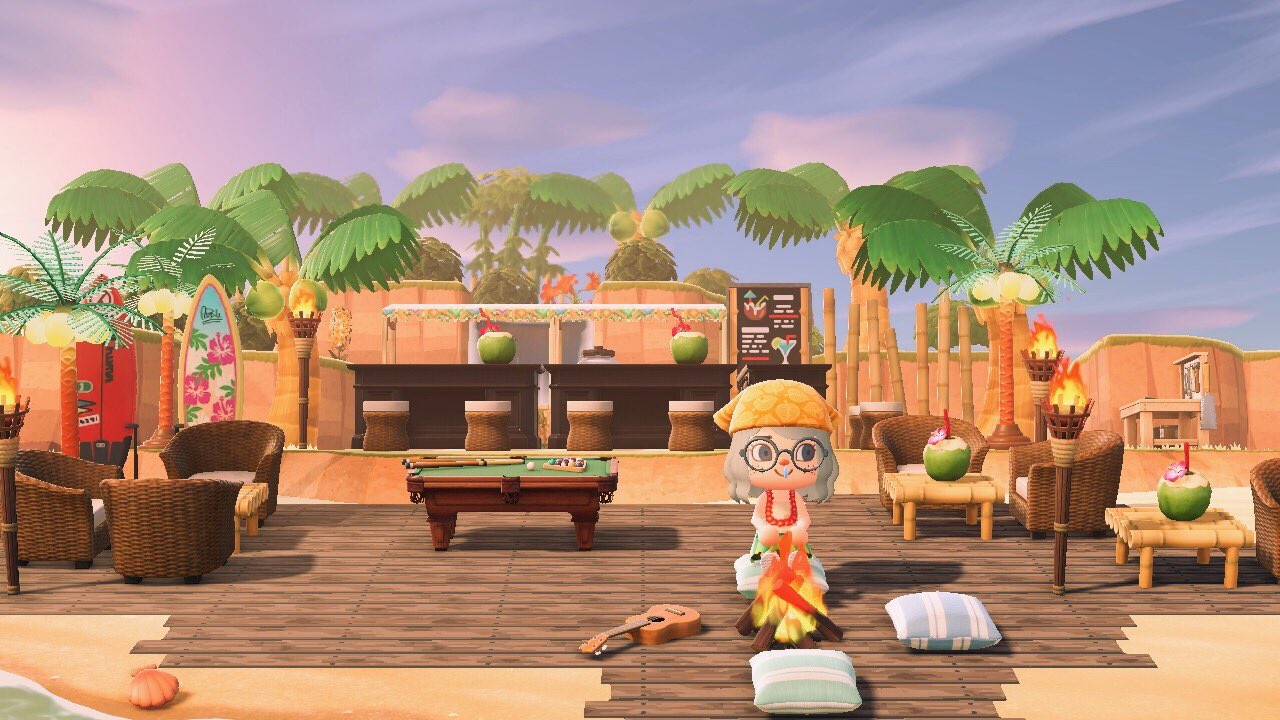 jaimie 💌 on Twitter: "my islands new tiki/beach bar!! 🌴🧉☺️ #ACNH  #ACNHDesigns #AnimalCrossingNewHorizons #AnimalCrossing  https://t.co/wMYqMn9JXA" / Twitter