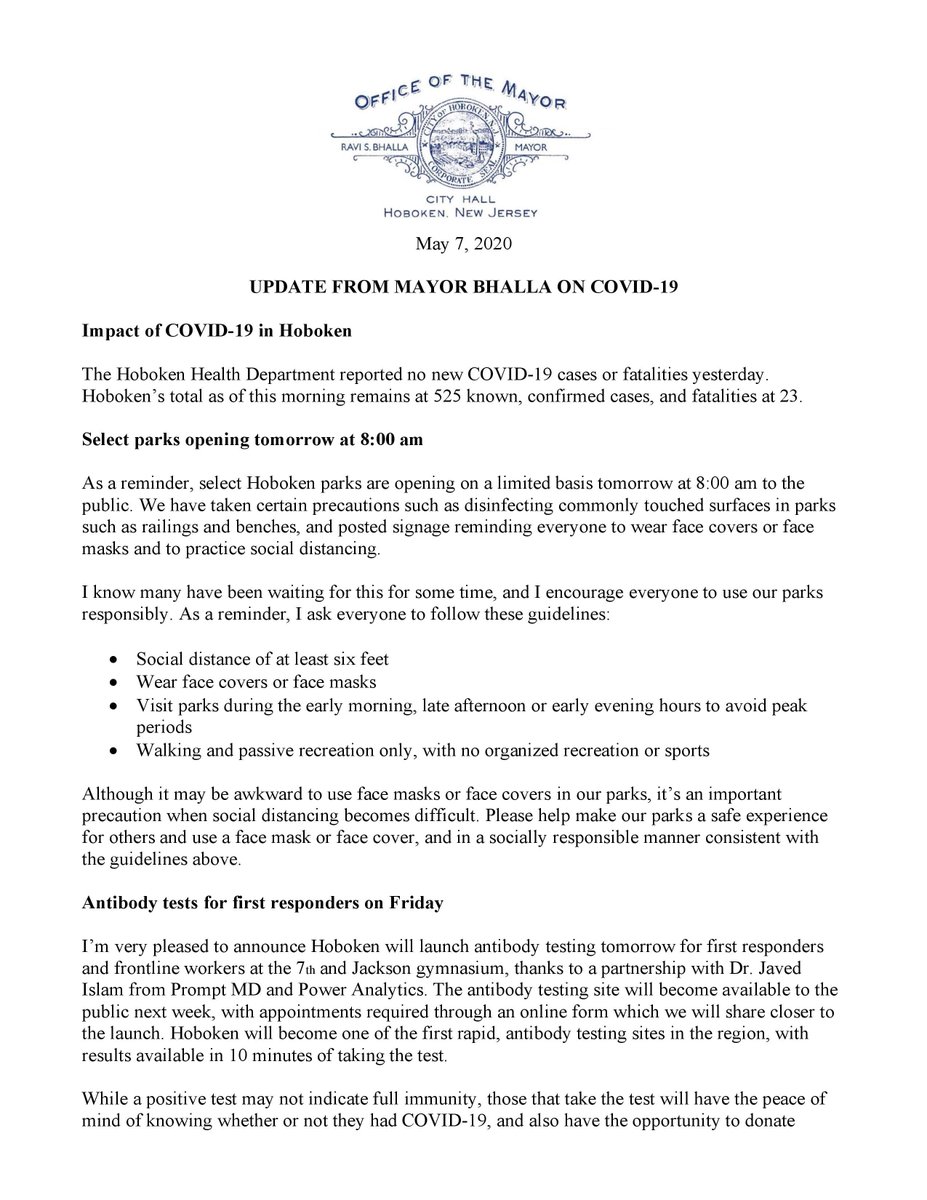 City of Hoboken tweet media