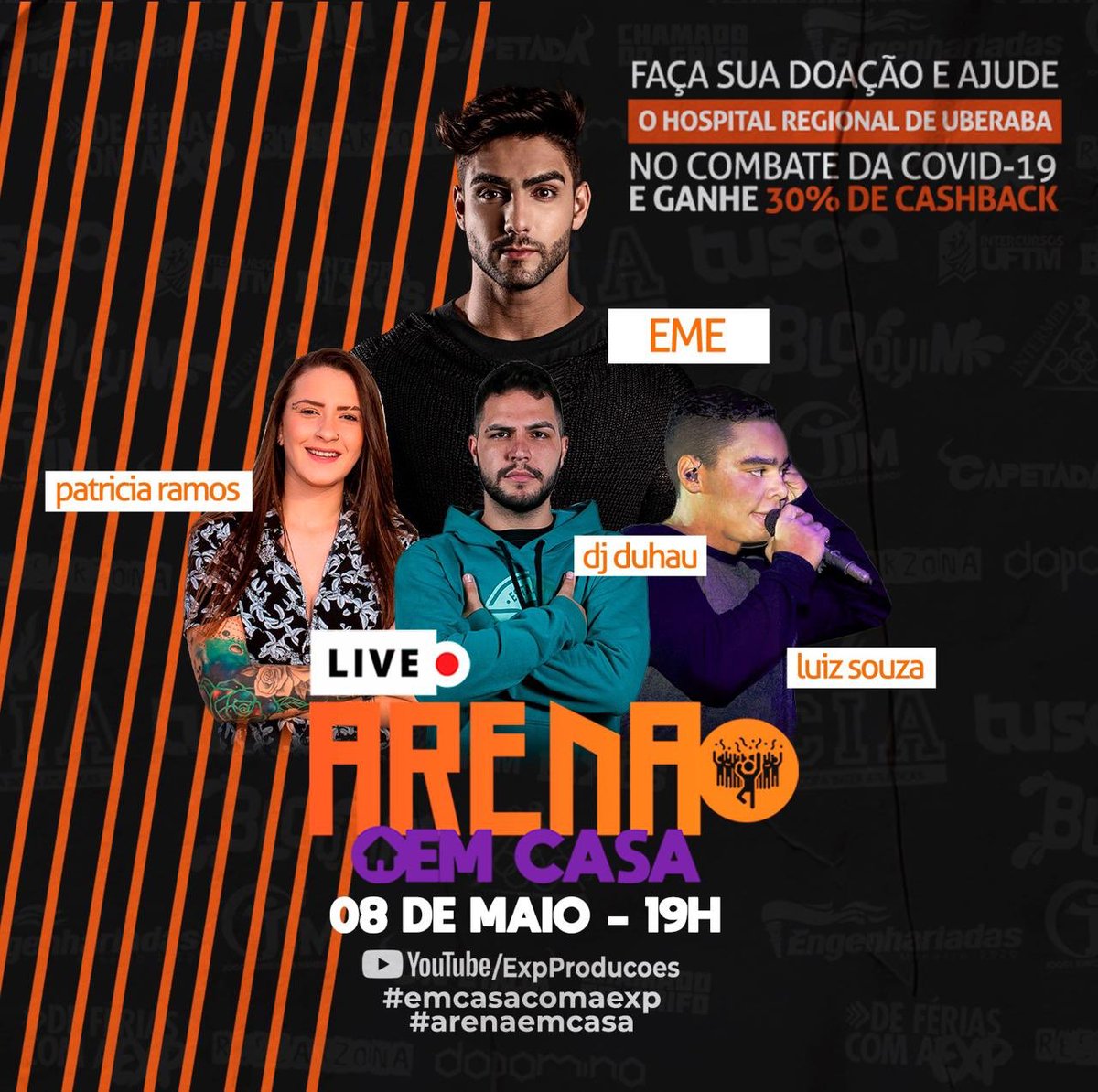 odontounitri's tweet photo. É amanhã a LIVE ARENA EM CASA! Quem ta confirmadx?! #arenaemcasa #emcasacomaexp https://t.co/T22C6PTzpj
