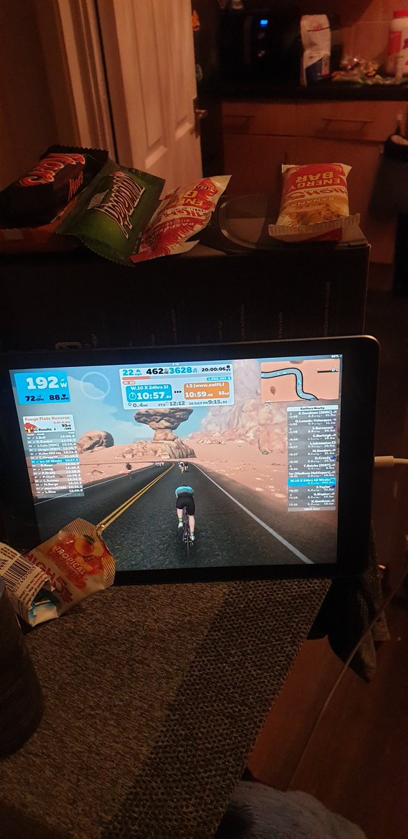 20hrs done 4hrs to go 🤦‍♂️462 miles so far @BackstedtBikFit <a href="/Maggy_PR/">Magnus Backstedt</a> <a href="/gcntweet/">GlobalCyclingNetwork</a> <a href="/GeraintThomas86/">Geraint Thomas</a> <a href="/GoZwift/">Zwift</a> <a href="/UK_Craft/">Craft Sportswear UK</a>
gf.me/u/xzwm2c
#PrinceCharlesHospital #KeyWorkers #GoZwift #24hrs
#Maggy_PR #BackstedtBikeFit #CraftAmbassador #CraftSportswear #EnjoyTheHardWork