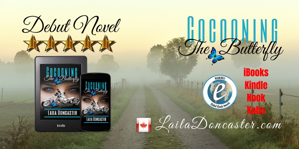 #CocooningTheButterfly #BookLaunch #DebutNovel #RomanticSuspense #LitFic #5STARS LEARN MORE LailaDoncaster.com BUY NOW books2read.com/u/bzozpq #ePUB #NOOK #iBooks #AmazonKindle TRAILER youtu.be/WTFNHmqGS5U #Bookish #ReadMore #TBR #MustRead #BookReviews