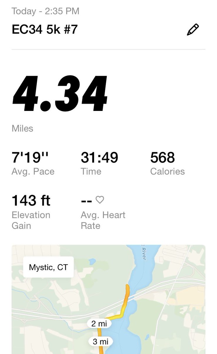 CoachFran21's tweet photo. One week of runs for Eddie! Got an extra mile + and an Extra incline at the end to spice it up 🔥 @ETCFoundation34 #EC34 #PlayFastLiveSlow https://t.co/is02DRBFrD