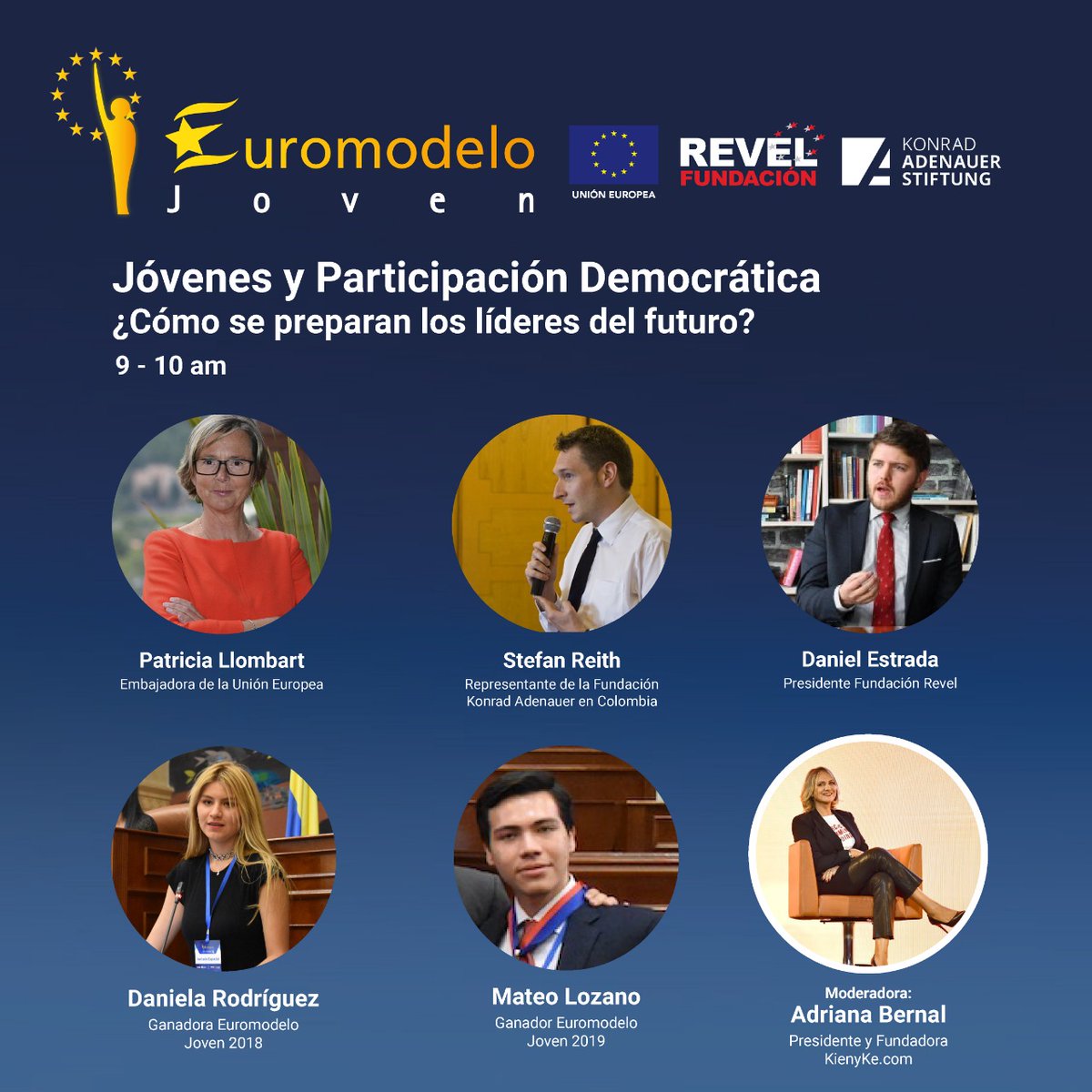 kienyke's tweet photo. ¡Mañana! Nuestra presidente y fundadora @adrianabernalk hará parte del gran lanzamiento del Euromodelo Joven 2020, allí será la moderadora de uno de los paneles. Haz parte de este foro, no te lo pierdas, incríbete aquí https://t.co/0ISgnHP6n1 https://t.co/H0x1gwuXqd