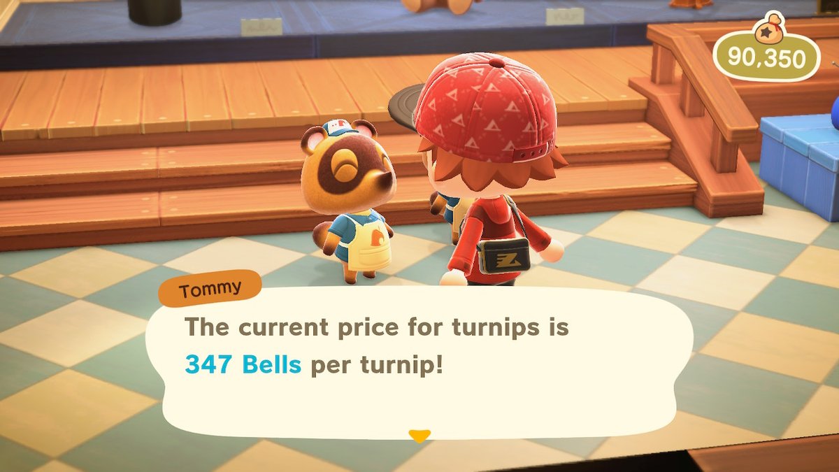 iamconnie03's tweet photo. Turnips price on our island is 347 bells. DM for dodocode. Tips are appreciated. #AnimalCrossingNewHorizons #ACNH #Dodocode #turnipsprice https://t.co/5jYaZKlwmE