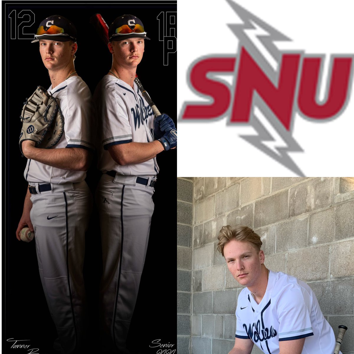I am blessed and excited to announce that I am continuing my academic and athletic career at Southern Nazarene University thank you to all of my family, friends, and coaches that have helped me along the way! <a href="/SNUBaseball/">SNU Baseball</a> @SHSWolvesAD @Mr_Js_World