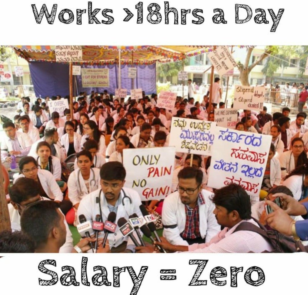 ManishR88653630's tweet photo. @PMOIndia @narendramodi @AmitShah @GautamGambhir @TajinderBagga @anandmahindra @BSYBJP @CMofKarnataka @mla_sudhakar @sriramulubjp @DrGaneshCartoon
We have not been paid stipend since past 15months. #JJMMC Karnataka #OurStipendOurRight #nostipend https://t.co/dTlFGpgVxw