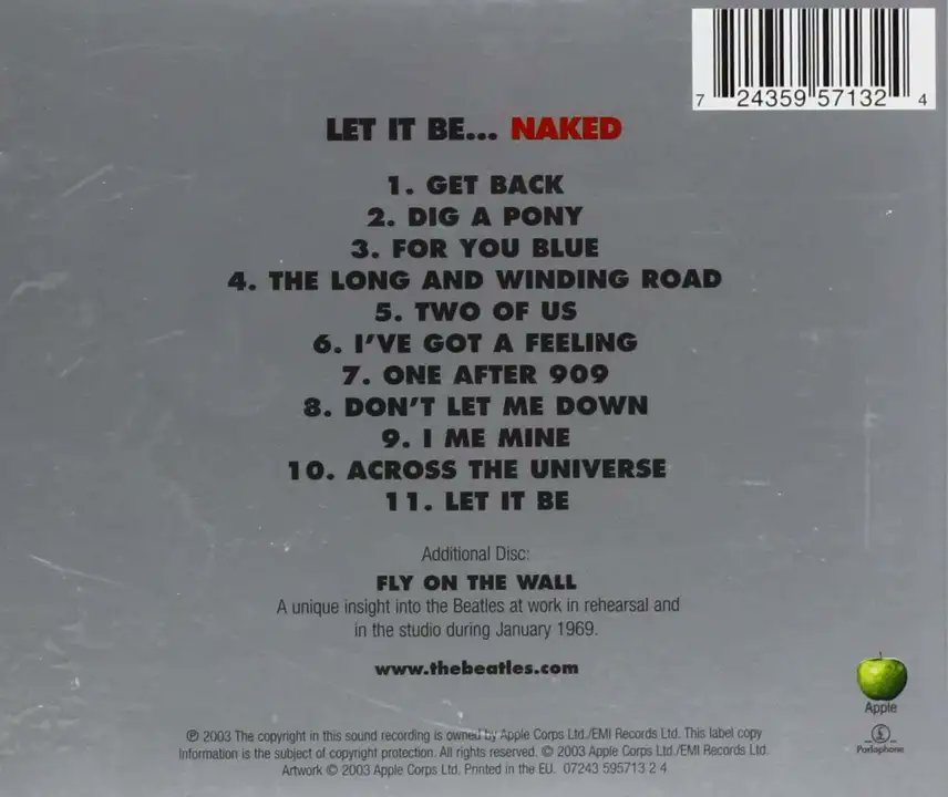 George Harrison gave the project the nod before his death.Let It Be… Naked contained a number of significant differences from the original 1970 release. The running order was changed, with the album opening ‘Get Back’ and closing with 'Let it Be'