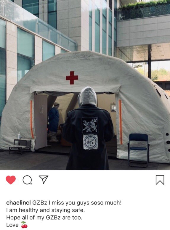 BaddestFemaleCL's tweet photo. CL’s Instagram Update : 
“GZBz I miss you guys soso much!
I am healthy and staying safe. 
Hope all of my GZBz are too
Love 🍒 “
We miss you too @chaelinCL ❤️🍒 https://t.co/JniBnWgeCl