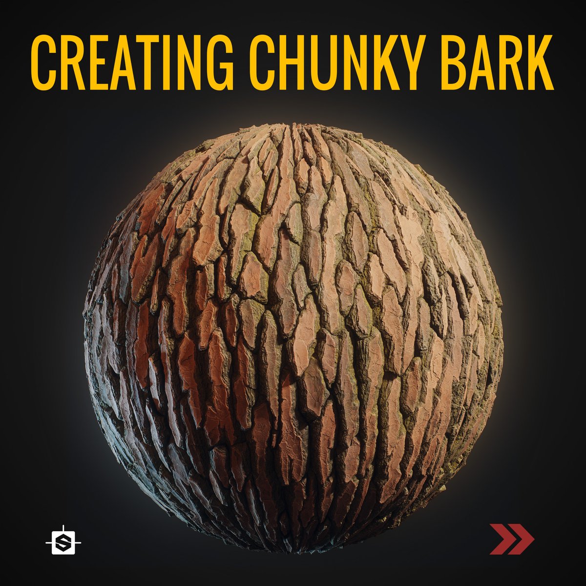 bigred3d's tweet photo. The "Creating Chunky Bark" @Substance3D
 video tutorial is out on the "Art of Josh Lynch" 
@gumroad page @ https://t.co/cmQrolnfMw!!

Hope you enjoy it! :-)

#gameart #gamedev #madewithsubstance #ArtStationHQ https://t.co/Mf3oOECzlw