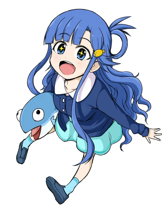 だいぶ前に描いたネタ要素のないシンプルな浅利七海? 
#浅利七海作品展 