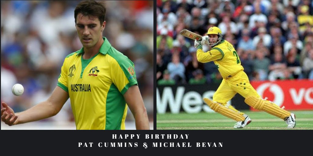 Happy Birthday, and Michael Bevan! 