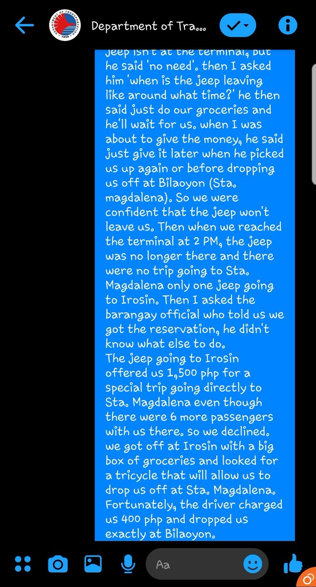 mtrabilla's tweet photo. I have a bad experience with one of the PUJ here at Sta. Magdalena, Sorsogon and wondering if @DOTrPH can help us do something about it to prevent it from happening again to other people. https://t.co/FVYPJKJEY0