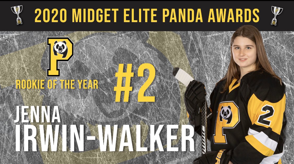 EdmU18AAPandas's tweet photo. Congratulations to all of the Midget Elite Pandas Awards Recipients! 

MVP – Paige Thomas 
MVP – Sydney Dutertre
Rookie of the Year – Jenna Irwin-Walker https://t.co/nIJlCHTXZs