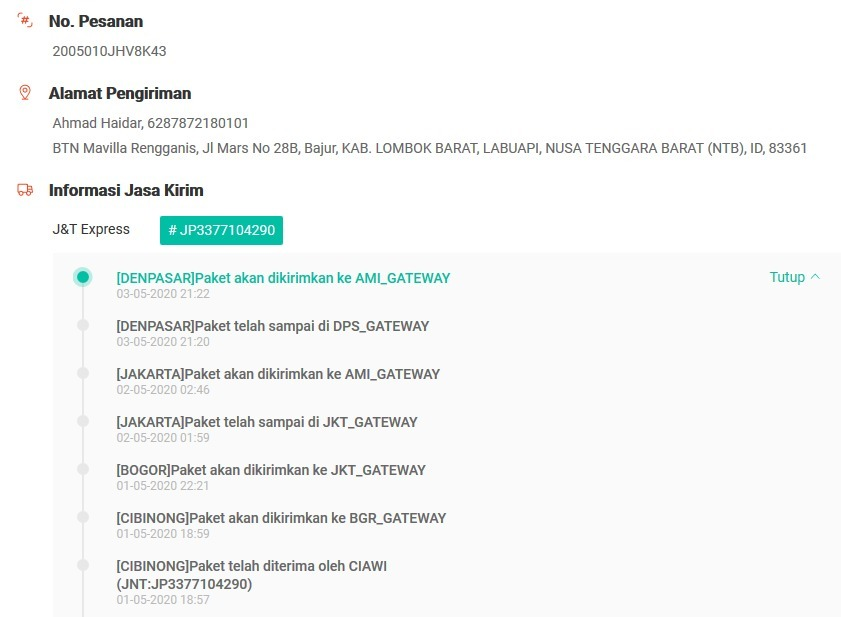 bonkhz's tweet photo. @jntexpressid mohon cek
JP3377104290 https://t.co/ZGEgCwEB4M