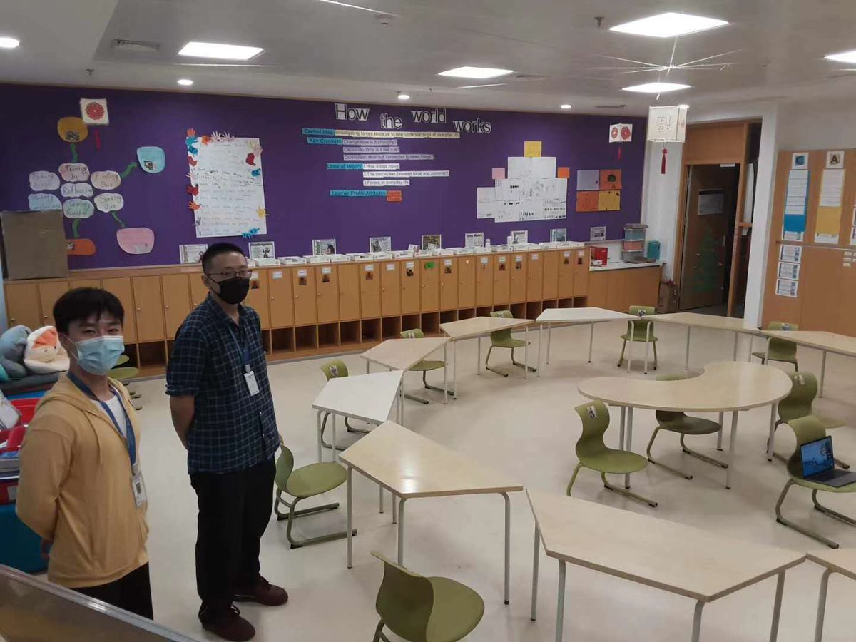 XLIS_China's tweet photo. After a long absence and extended period of remote working and online learning, XLIS staff are back on campus!

Everyone is now busy preparing to ensure the health, safety and security of the XLIS Community #Caring #Principled https://t.co/J8tMETkkvB
