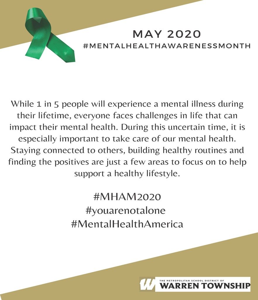 Mental Health Awareness Month...take care of YOU!