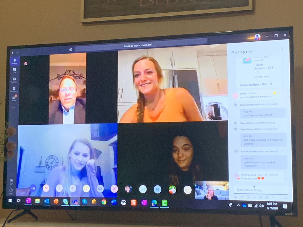 jlo731's tweet photo. Tonight we had our 2019-2020 @boswellhs Swim Banquet via @MicrosoftTeams 🙌🏻
Thank you to the amazing coaches & swimmers 🏊🏻♀️ 🏊🏻♂️ for a great season 🥇
We are #EMSproud of you ALL!!
#emsdistancelearning #BOSproud @NikaDavis11 @leahrobertsBHS https://t.co/0Vyg0NoI72