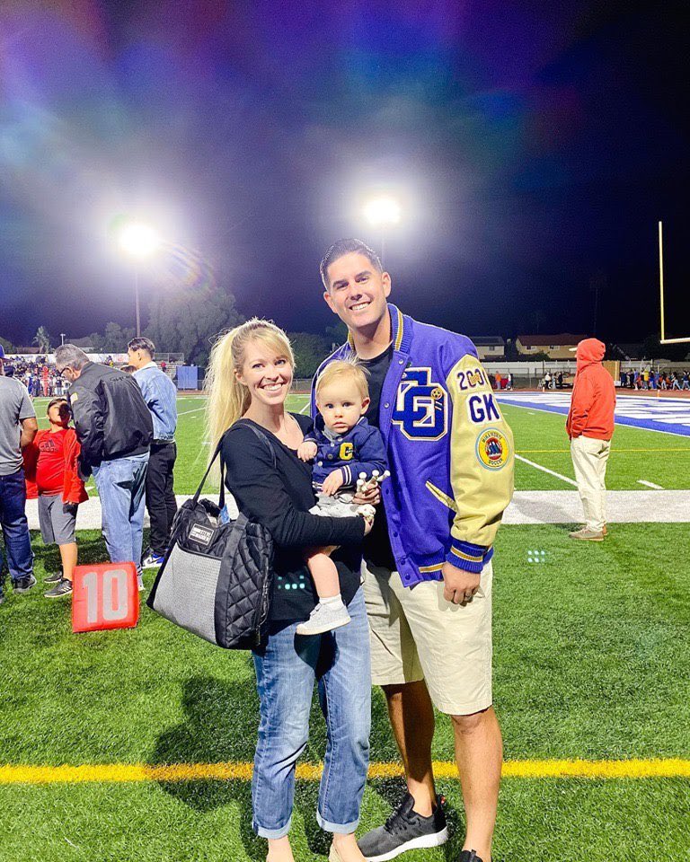COHSFootball's tweet photo. Outstanding #ChargerRollCall today! Thank you @ThePuntFactory for sharing lessons about “luck is where preparation meets opportunity” & “speak softly & carry a big stick.” Another #COFamily leading his community & beyond with “purpose, passion & principles.” #SpecialTeams 🐐 https://t.co/R4RCdEq816