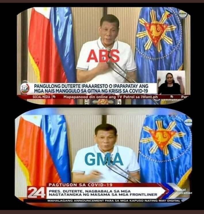 RNwebe's tweet photo. @Gratuler1208 @143redangel Eto ano sa tingin nyo dito? Di ba bias yan at paninira sa pangulo? Kung hindi cguro nila pinipersonal ang pangulo baka tinutulungan pa cla para di masara! Solid dilawan kc! https://t.co/wrx3JkjwXj