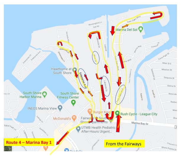 Friday Ferguson Parade Route #4 - 4pm to 6pm