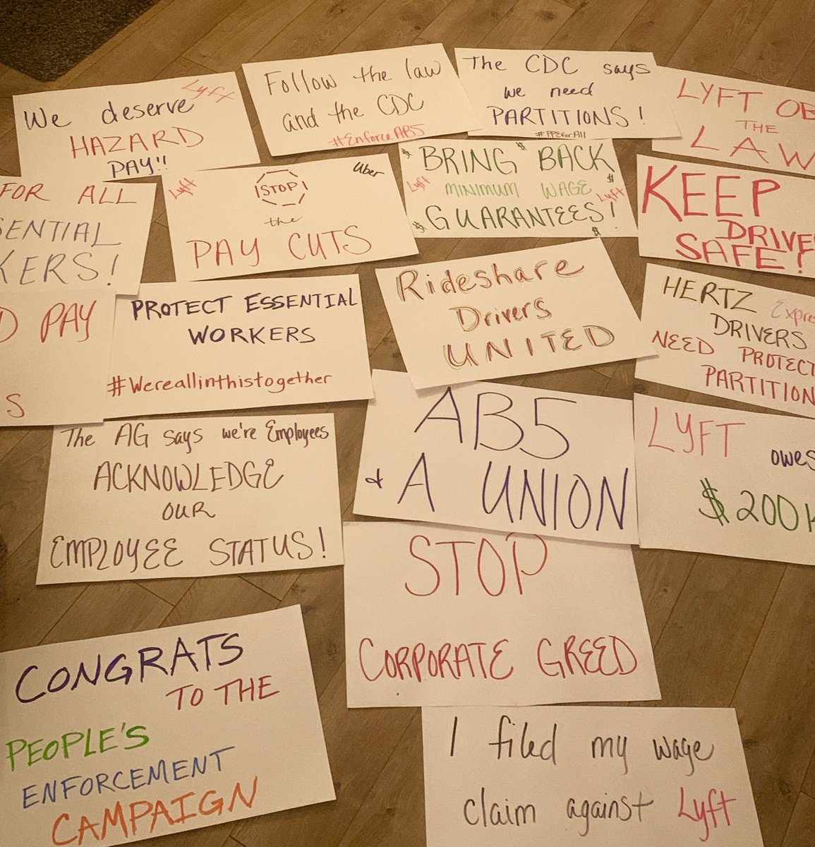 EricaMighetto's tweet photo. #enforceAB5 #ppeforall #WereAllInThisTogether
MAY 8th ACTION! https://t.co/sI7qrYUdQ3