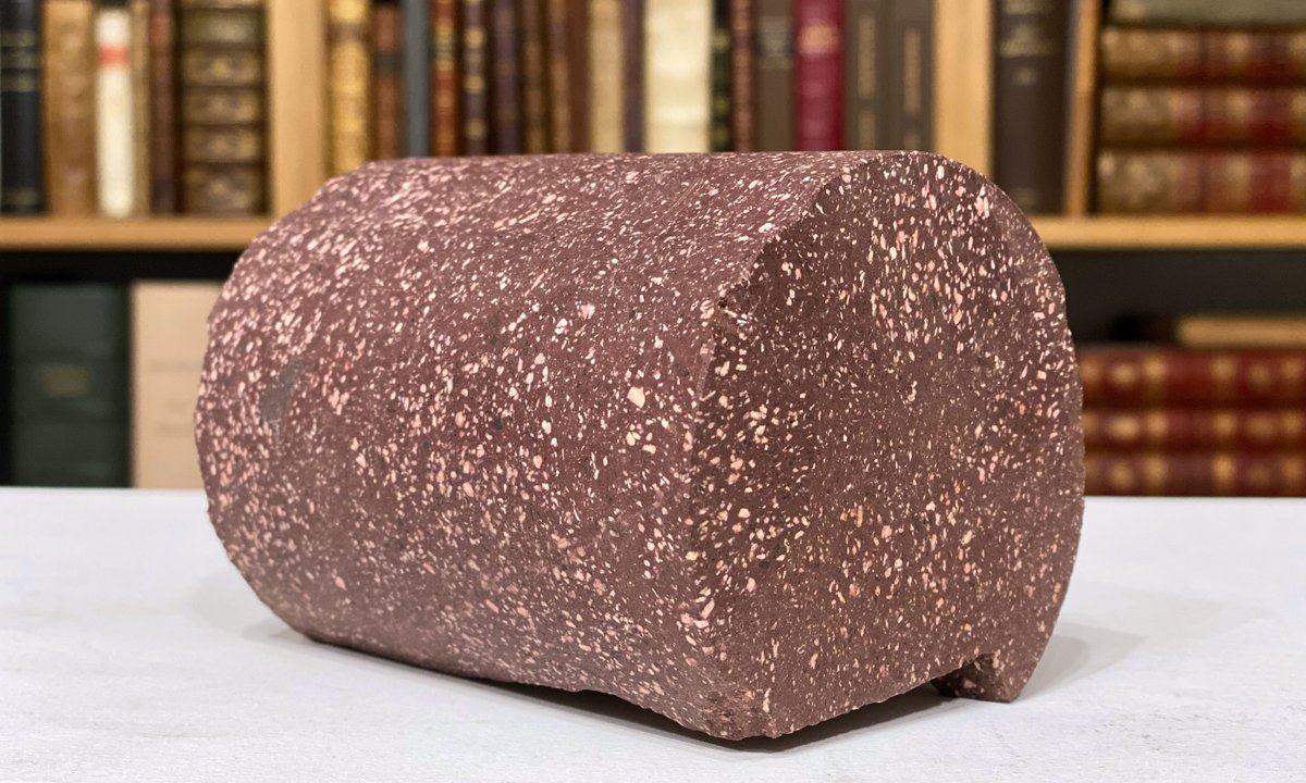 Am I the only one here who has very sensibly used this two months of quarantine to fulfill a boyhood ambition 40 years later and finally buy a chunk of Roman Imperial Porphyry, the coolest of all the stones?No? No-one? Just me then?