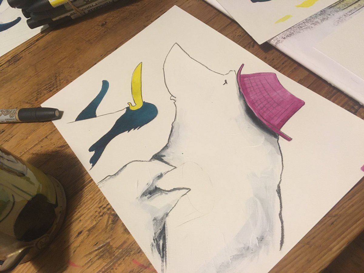 whereareusimon's tweet photo. Testing the water with a couple of characters I’m working on... #painting #drawing #illustration #Draw #drawingoftheday #BeCreative #ArtistOnTwitter #scribbles #sketchbook #kidlitart https://t.co/TXQwJ4Ry3B